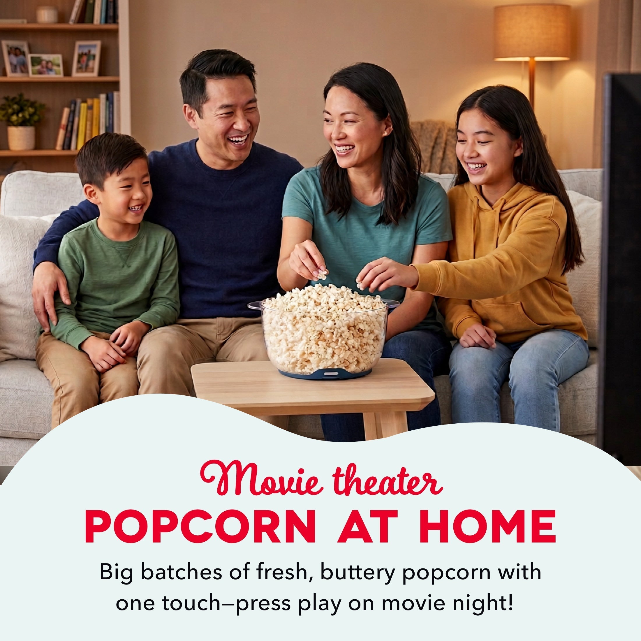 5QT SmartStore Stirring Popcorn Maker