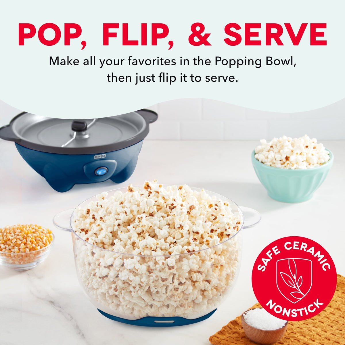 5QT SmartStore Stirring Popcorn Maker