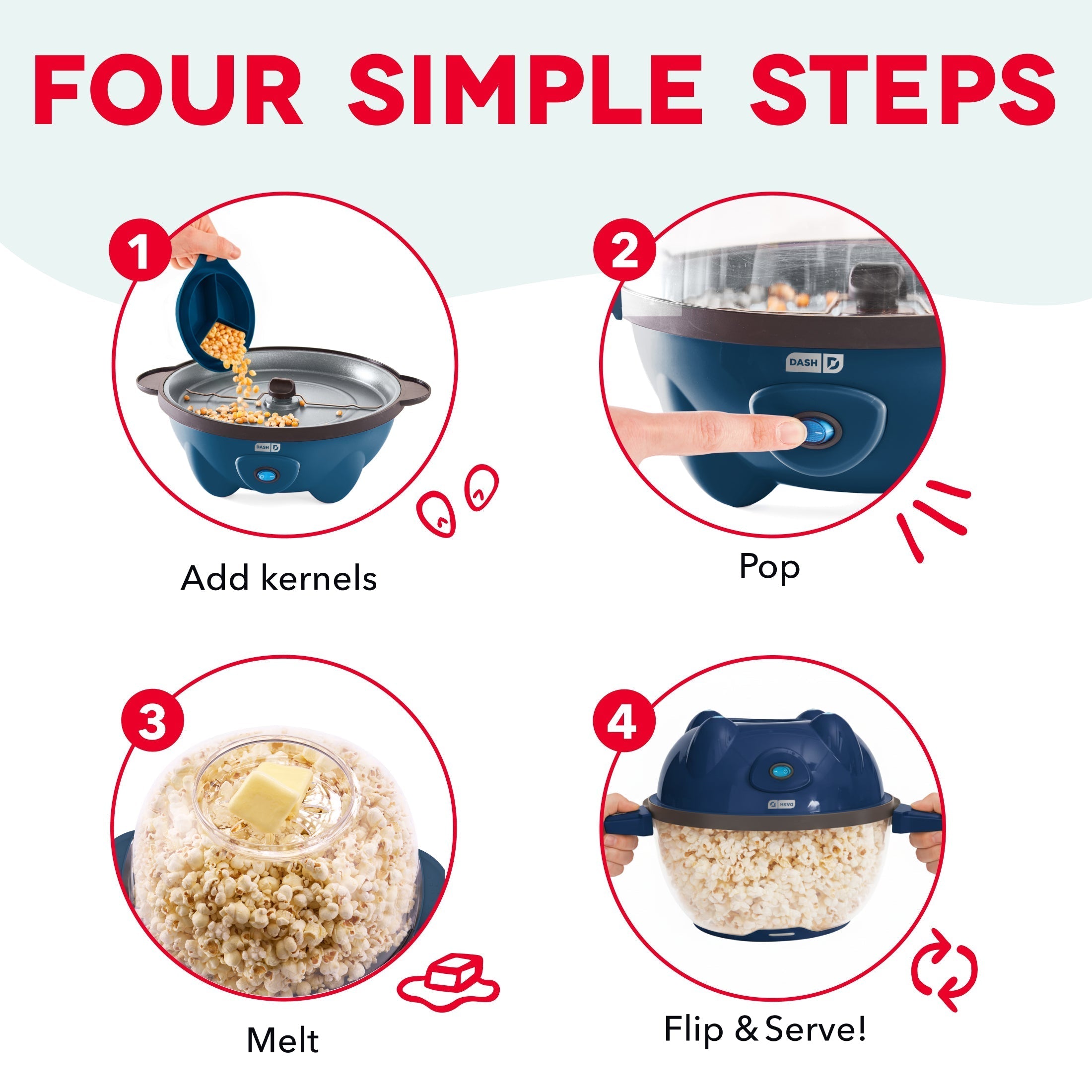 5QT SmartStore Stirring Popcorn Maker