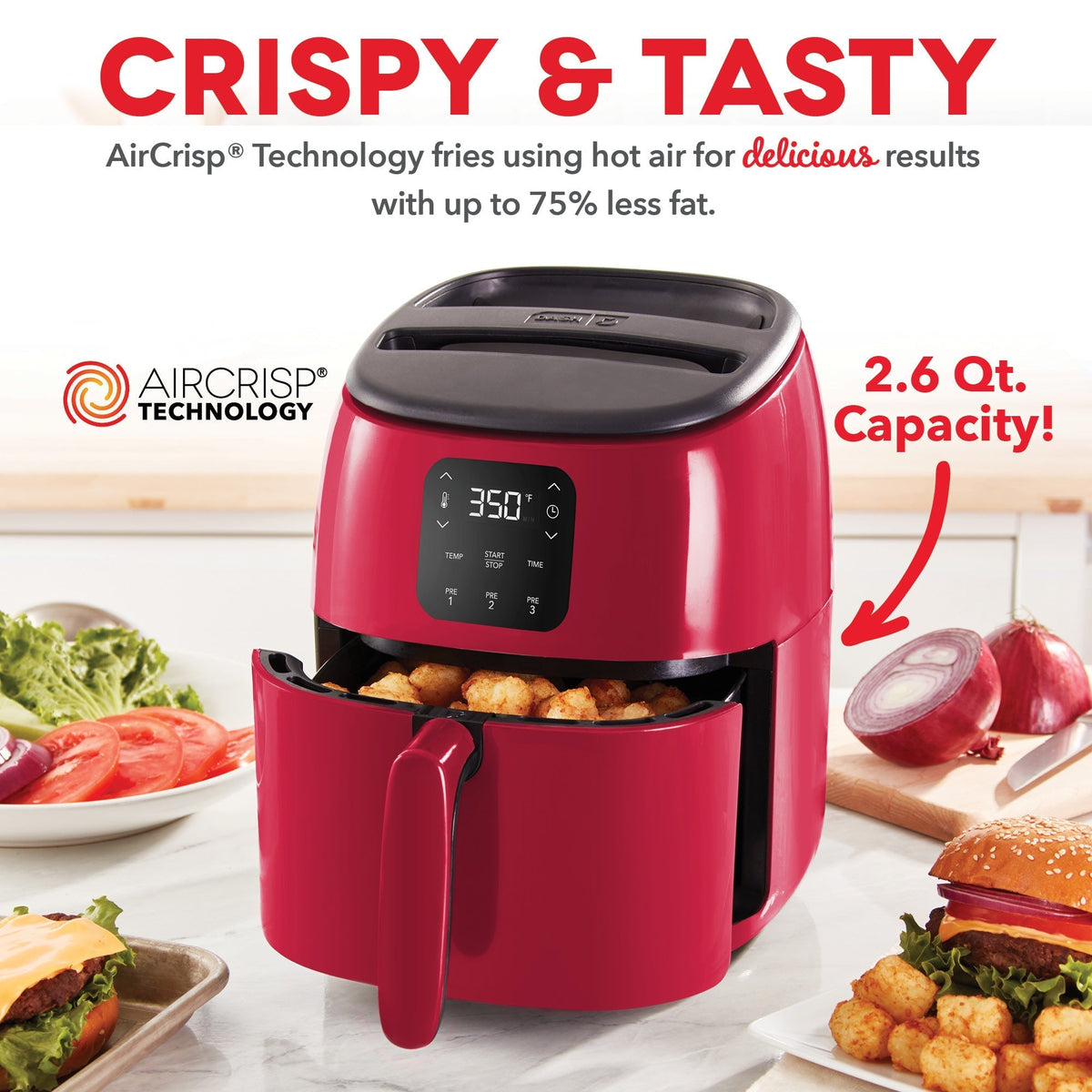 Digital Tasti-Crisp Air Fryer 2.6QT