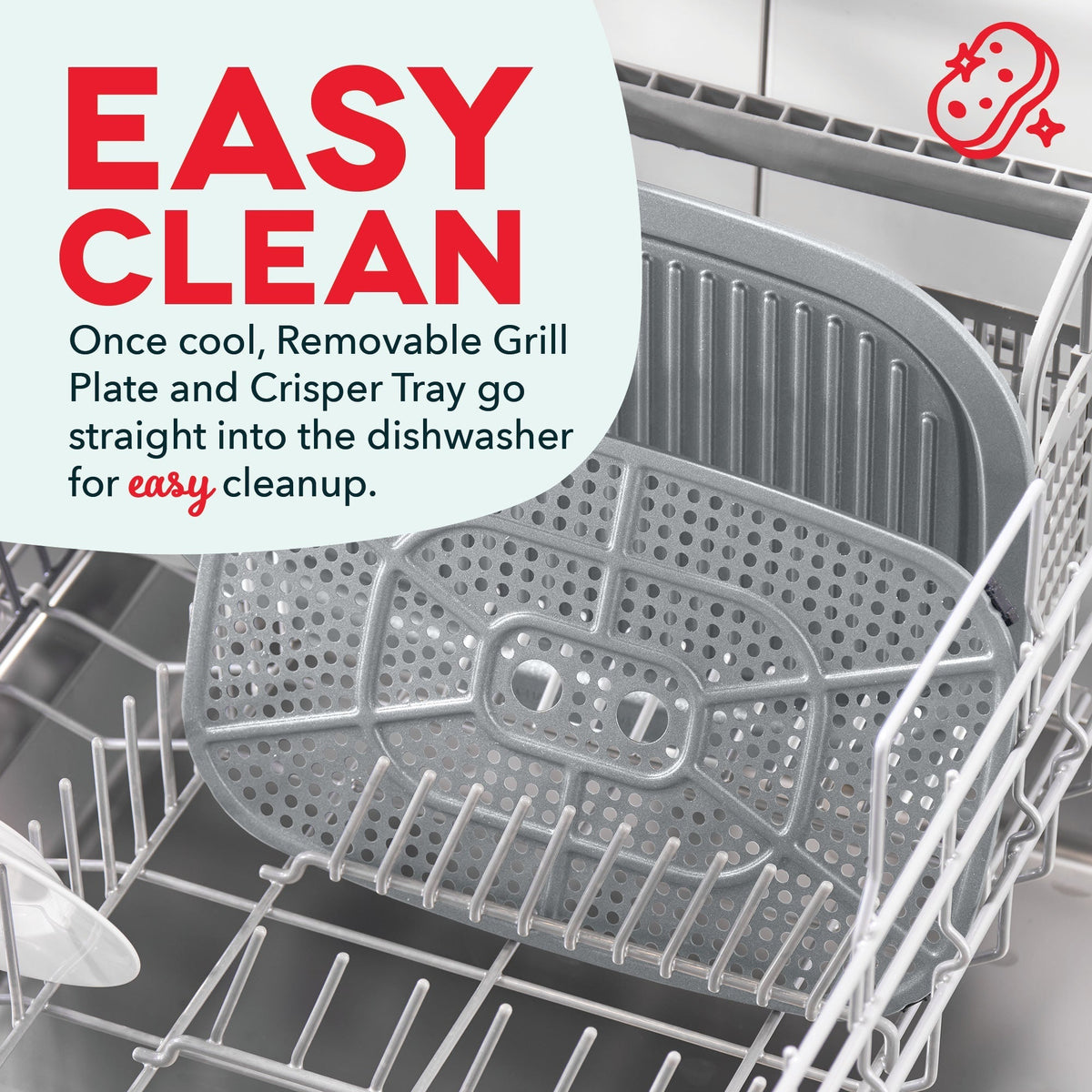 Flip & Fry Digital 2-in-1 Grill + Air Fryer