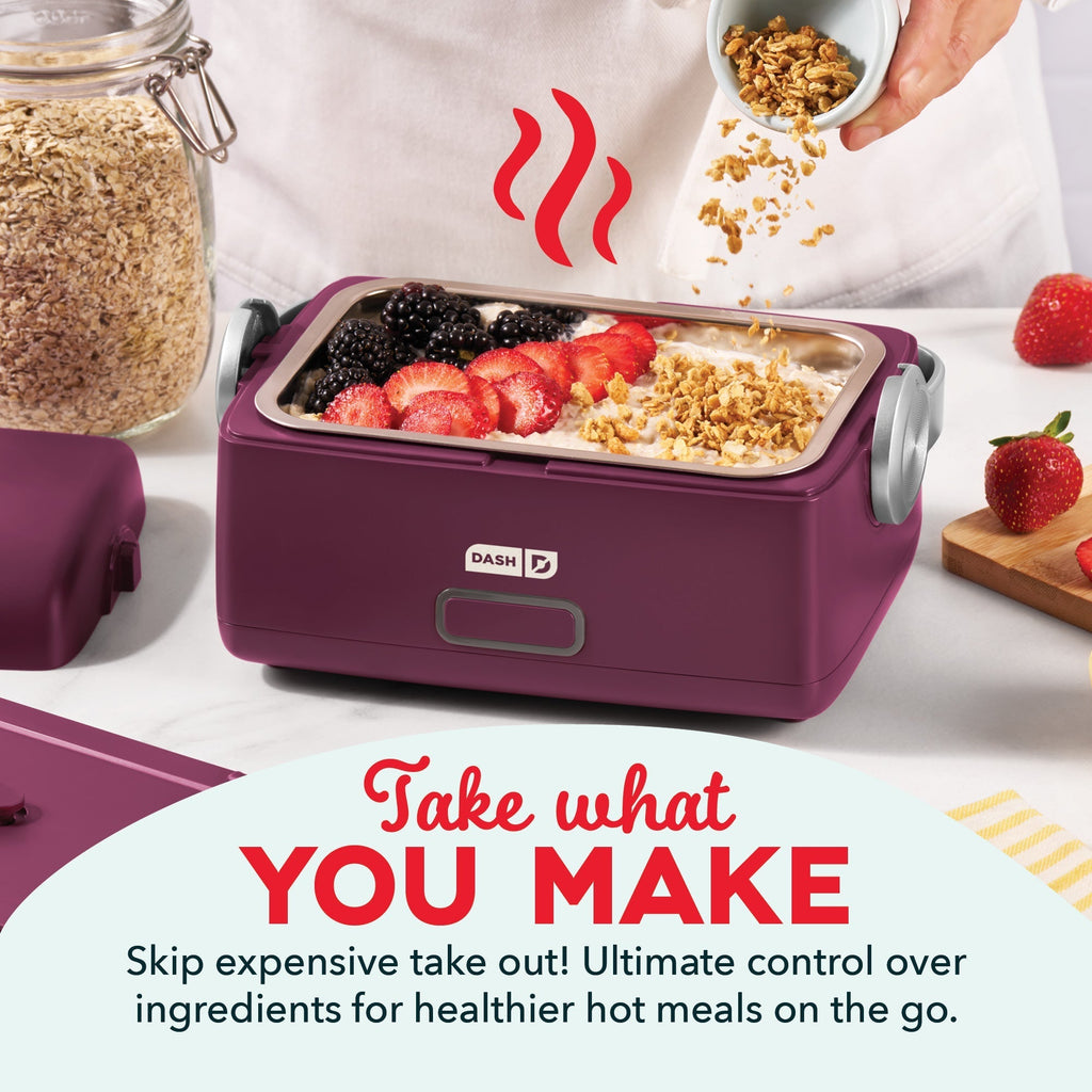 Hot2Go Electric Lunchbox (30 Ounce + Utensils)