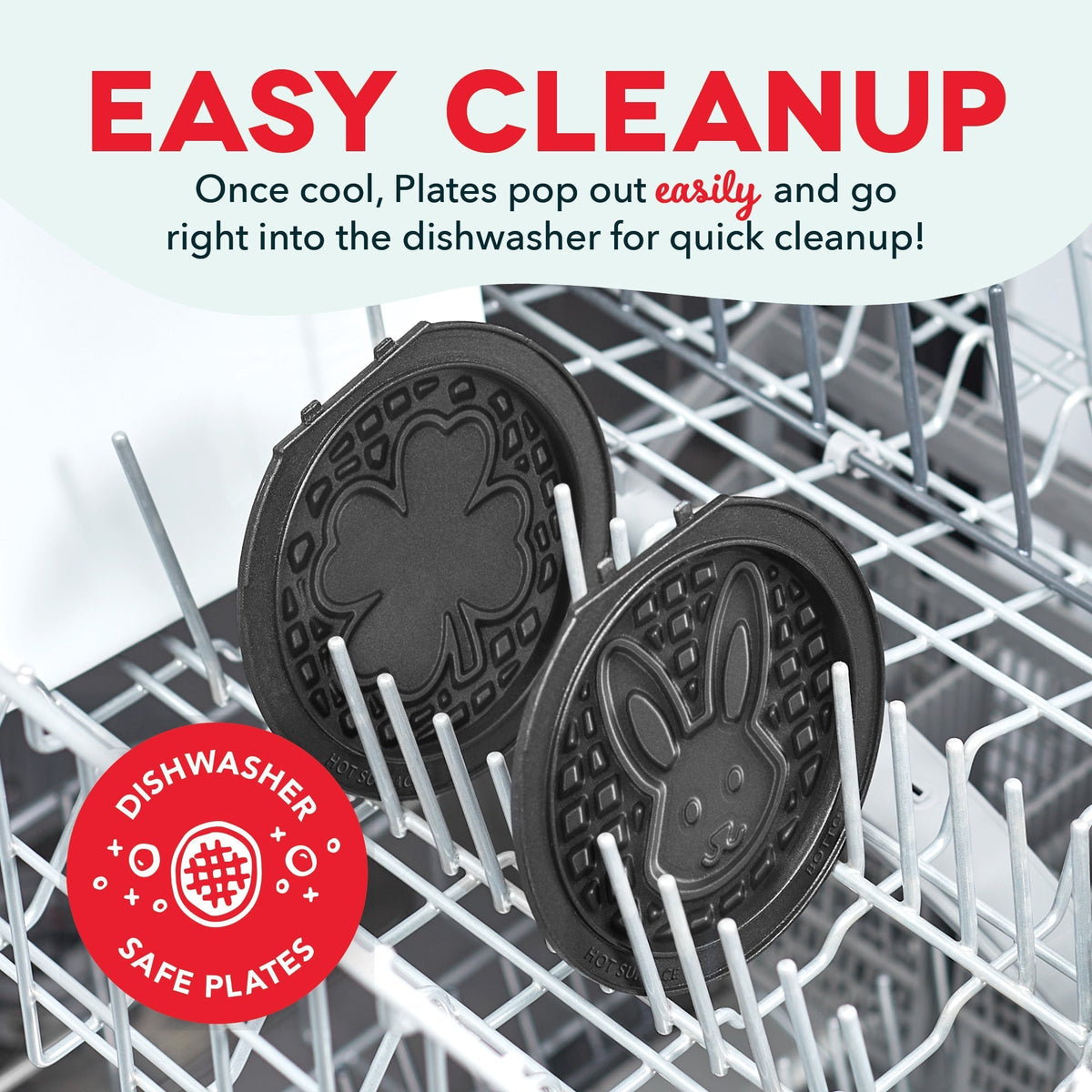 MultiMaker Mini System with Removable Plates: Waffle & Griddle