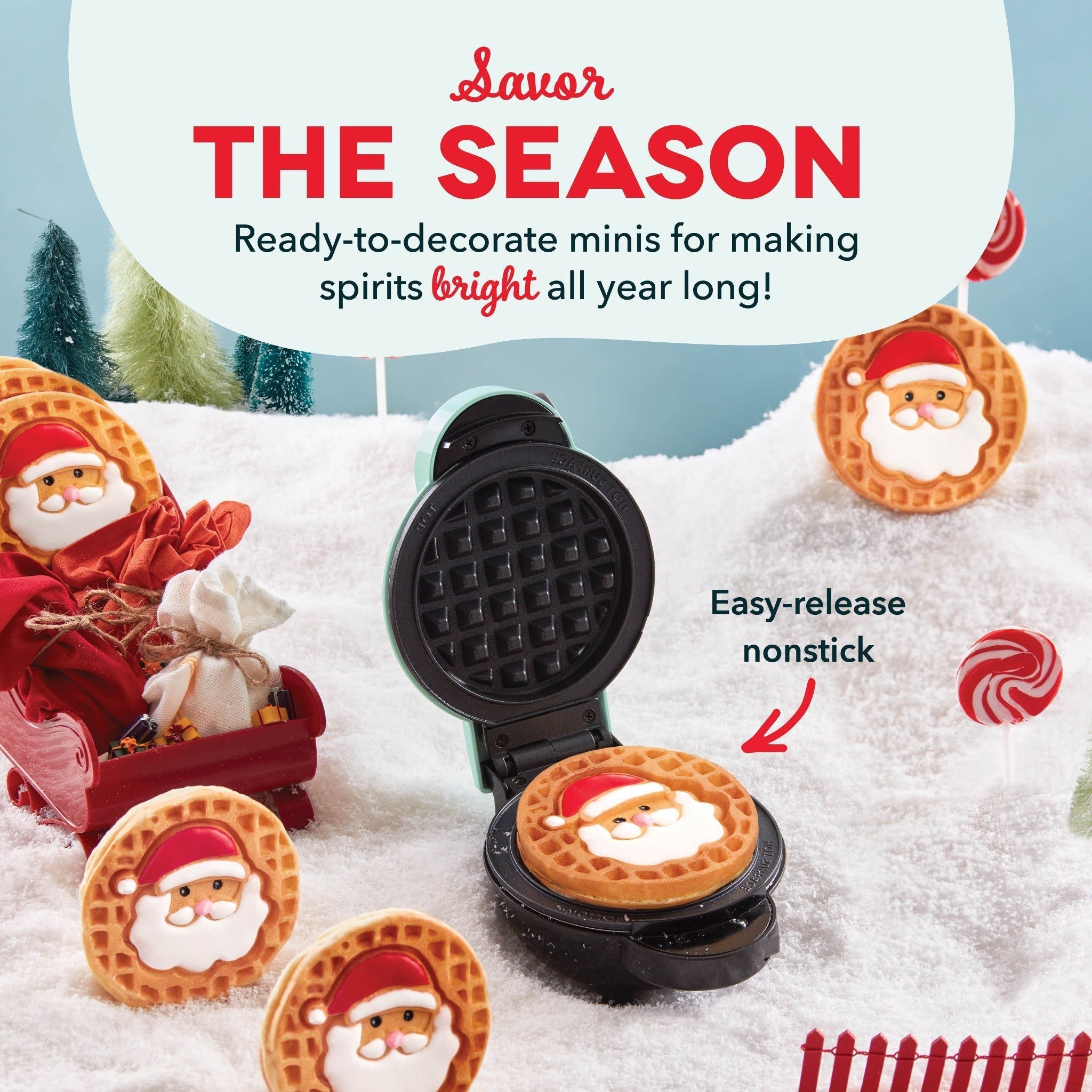 MultiMaker Mini System with Removable Plates: Waffle & Griddle
