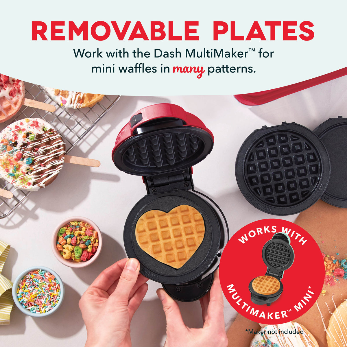 MultiMaker Mini System: Removable Plate Sets